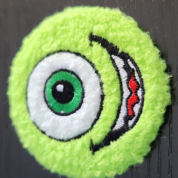 Disney Jewelry - Disney's Monsters Inc Mike Wazowski Inspired Embroidered Pin